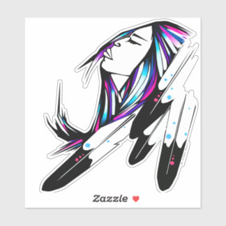 Elektrificerende vinyl gesneden sticker