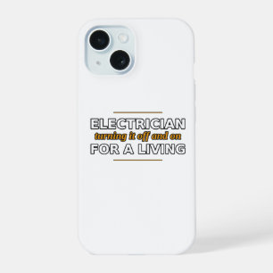 Elektriker: Uit- en Aanzetten Phonehoesje iPhone 15 Case