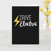 Elektrisch aandrijven - EV Cars Vehicle Cft Kaart (Gele Bloem)