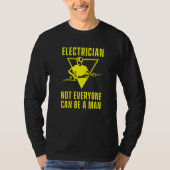 Elektrisch ambachtsman lineaeman hoogVolt T-shirt (Voorkant)