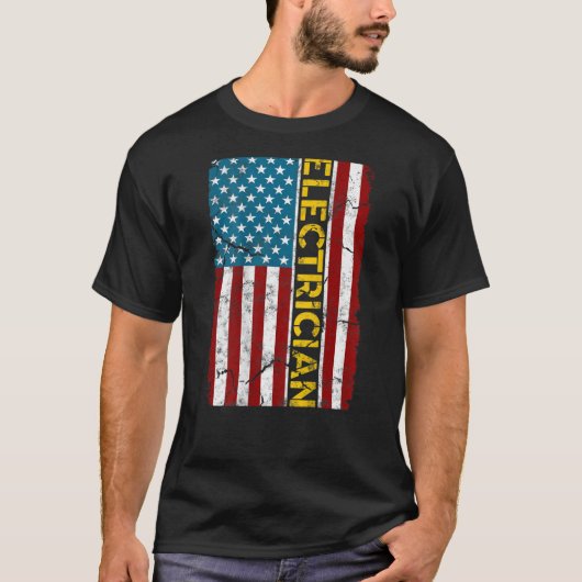 Elektrisch-Amerikaanse motor voor de elektrotechni T-shirt (Voorkant)