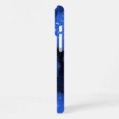 Elektrisch Blau Framboos iPhone 16 Pro Max Hoesje  (Linkerkant)