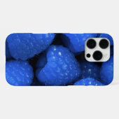 Elektrisch Blau Framboos iPhone 16 Pro Max Hoesje  (Achterkant horizontaal)