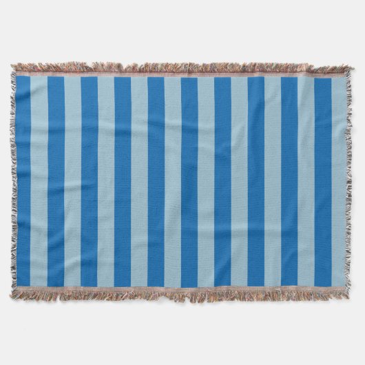 Elektrisch Blau Lemonade en Aquamarijn Verticale S Deken (Voorkant)