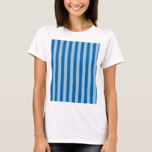 Elektrisch Blau Lemonade en Aquamarijn Verticale S T-shirt