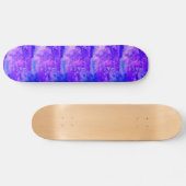 Elektrisch blauw bos persoonlijk skateboard (Horizontaal)