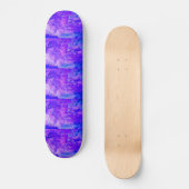 Elektrisch blauw bos persoonlijk skateboard (Voorkant)