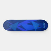 Elektrisch Blauw Brattle Bored Skateboard (Horizontaal)
