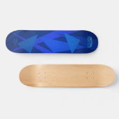 Elektrisch Blauw Brattle Bored Skateboard (Horizontaal)
