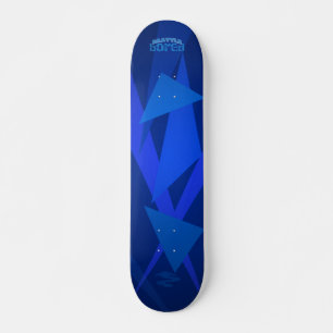 Elektrisch Blauw Brattle Bored Skateboard