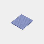 Elektrisch Blauw Geruit Patroon Bold Grid Ontwerp Post-it® Notes (Schuin)
