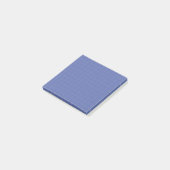 Elektrisch Blauw Geruit Patroon Bold Grid Ontwerp Post-it® Notes (Schuin)