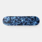 Elektrisch blauw lichtontwerp skateboard (Horizontaal)