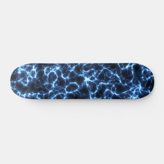 Elektrisch blauw lichtontwerp skateboard (Horizontaal)