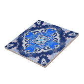 Elektrisch blauw navigatiemodel tegeltje (Zijkant)