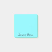 Elektrisch Blauw Professioneel Minimalistisch Zwar Post-it® Notes (Voorkant)