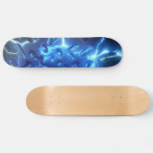 Elektrisch Blauw Skateboard (Horizontaal)
