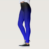Elektrisch blauw slijmen leggings (Links)