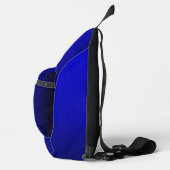 Elektrisch blauwe autovloermatten sling bag (Rechts)