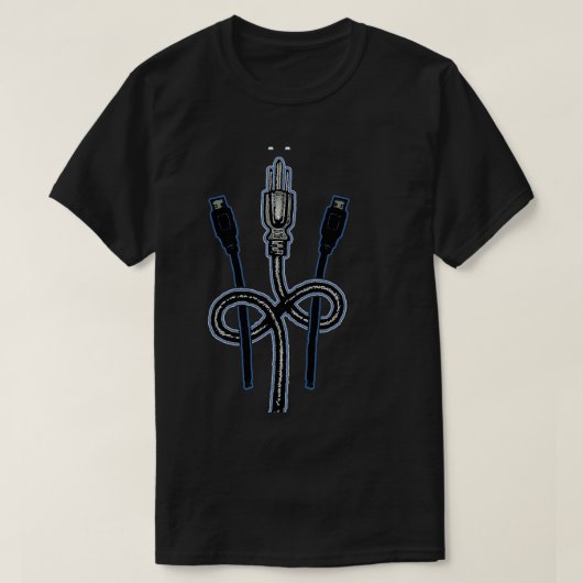 Elektrisch boeket t-shirt (Design voorkant)