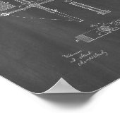 Elektrisch booglampoctrooi - Chalkboard Poster (Hoek)