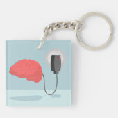 Elektrisch brein sleutelhanger (Achterkant)