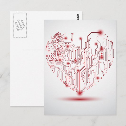 Elektrisch Briefkaart (Voorkant / Achterkant)