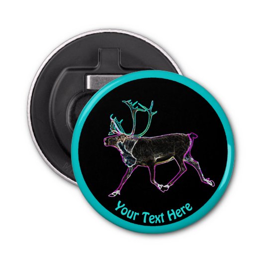 Elektrisch Caribisch gebied Button Flesopener (Voorkant)