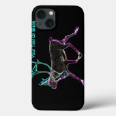 Elektrisch Caribisch gebied Case-Mate iPhone Case (Achterkant)