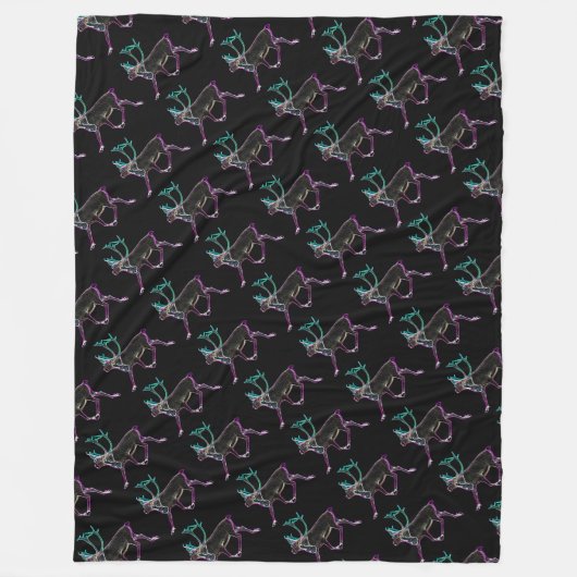 Elektrisch Caribisch gebied Fleece Deken (Voorkant)