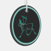 Elektrisch Caribisch gebied Glas Ornament (Voorkant Rechts)