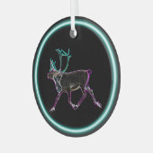 Elektrisch Caribisch gebied Glas Ornament (Voorkant links)