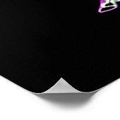 Elektrisch Caribisch gebied Poster (Hoek)