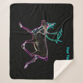 Elektrisch Caribisch gebied (rendier) Sherpa Deken (Voorkant)