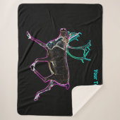 Elektrisch Caribisch gebied (rendier) Sherpa Deken (Voorkant)