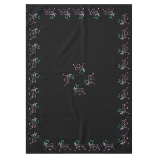 Elektrisch Caribisch gebied Tafelkleed (Voorkant)