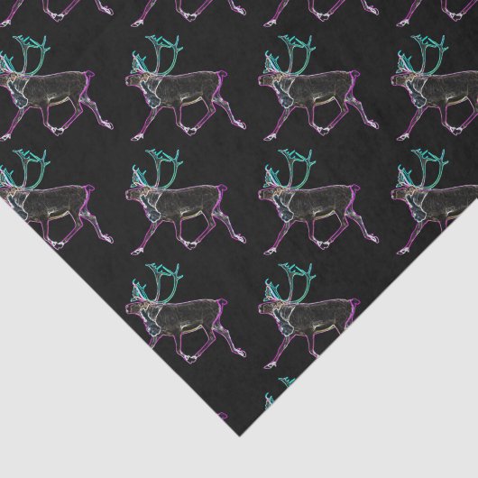 Elektrisch Caribisch gebied Tissuepapier (Detail)