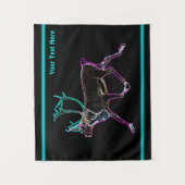 Elektrisch Caribisch gebied Wandkleed (Voorkant)