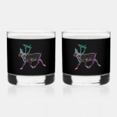 Elektrisch Caribisch gebied Whisky Glas (Voorkant)