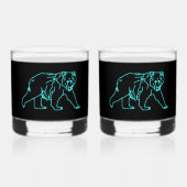 Elektrisch Caribisch gebied Whisky Glas (Voorkant)