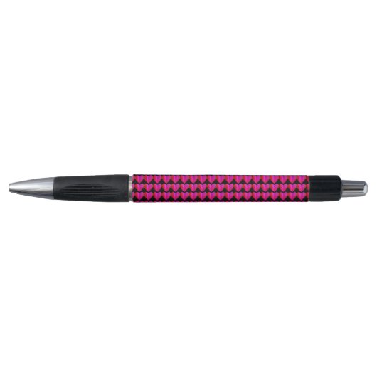 Elektrisch Chevron Hart Patroon Ontwerp Nekband Pen (Voorkant)