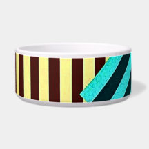 Elektrisch Chevron Streep Fusion Design hondenbak