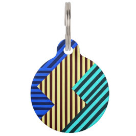 Elektrisch Chevron Streep Fusion Design Huisdierpenning