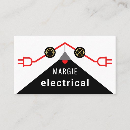 Elektrisch Dakcircuit Bedrading Frame Visitekaartje (Voorkant)