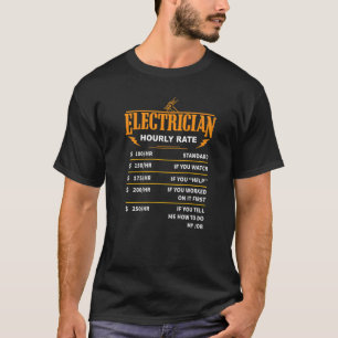 Elektrisch draadloos elektriciteitsnet expert H T-shirt