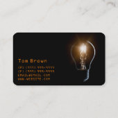 Elektrisch, elektricien, Visitekaartje (Achterkant)