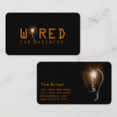 Elektrisch, elektricien, Visitekaartje (Voorkant / Achterkant)