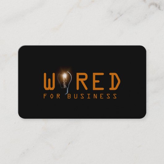 Elektrisch, elektricien, Visitekaartje (Voorkant)