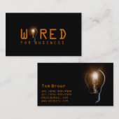 Elektrisch, elektricien, Visitekaartje (Voorkant / Achterkant)