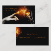 Elektrisch, elektricien, Visitekaartje voor elektr (Voorkant / Achterkant)